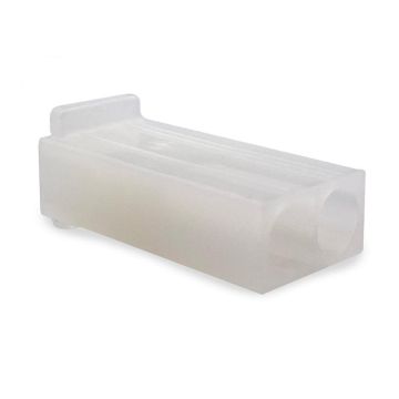 Female .093" Pin & Socket Receptacle Housing, 2 Circuits, 1x2